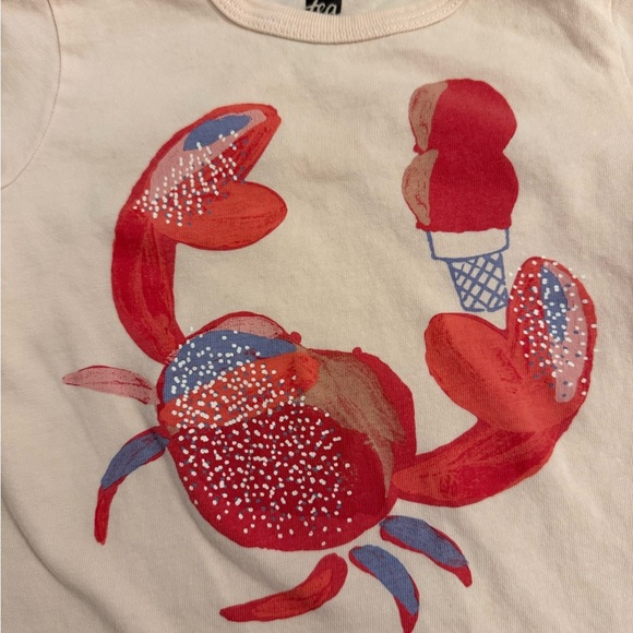 Beach Day Crab Baby Tee Tea Collection baby 18-24 months - Picture 2 of 5